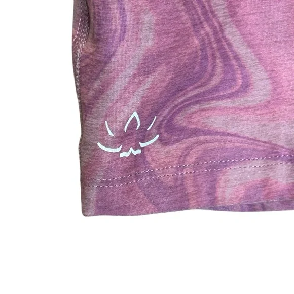(Sold) Beyond Yoga Softmark Focus Cropped Tank in Chai Iris Melt Size Medium - Picture 5 of 8